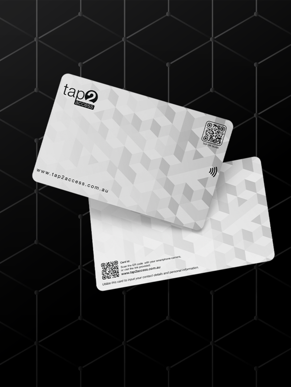 BUSINESS NFC CARD WHITE TAP2ACCESS - Image 2