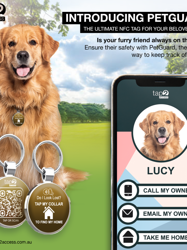 Pet Smart Tag by Tap2Access Metal - Imagen 2